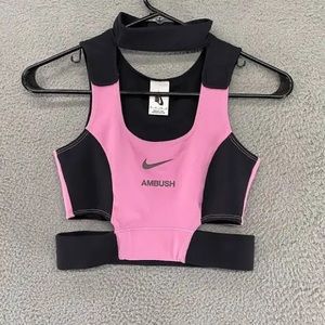 Nike X Ambush Crop Top Womens M Yoon Ahn Motocross Anime High Neck